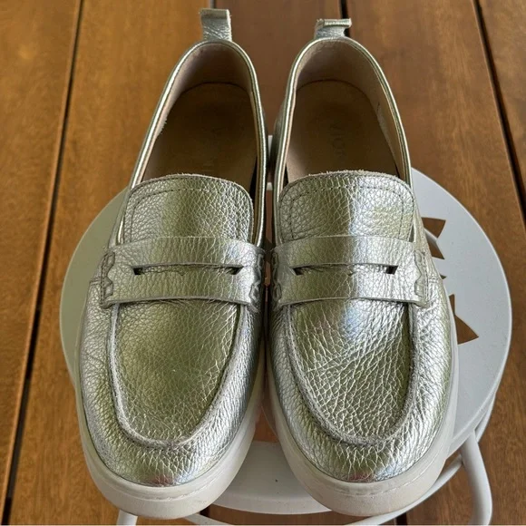 Uptown Loafer Silver Loafers For Women Vionic Womens Uptown
